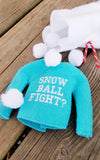 Snow Ball Fight Elf Sweater with Snowballs
